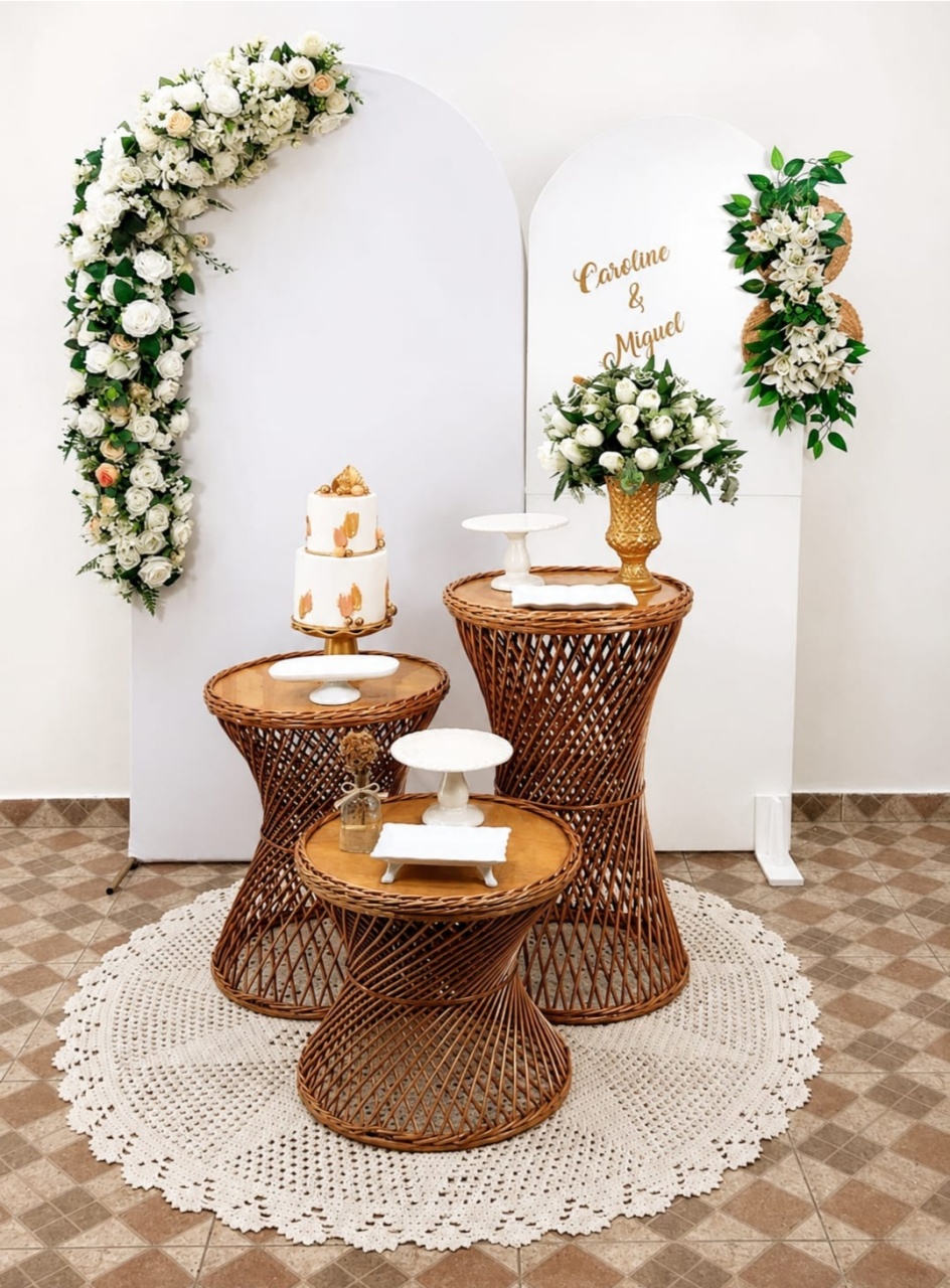 Composição Floral Branco - TudFestas