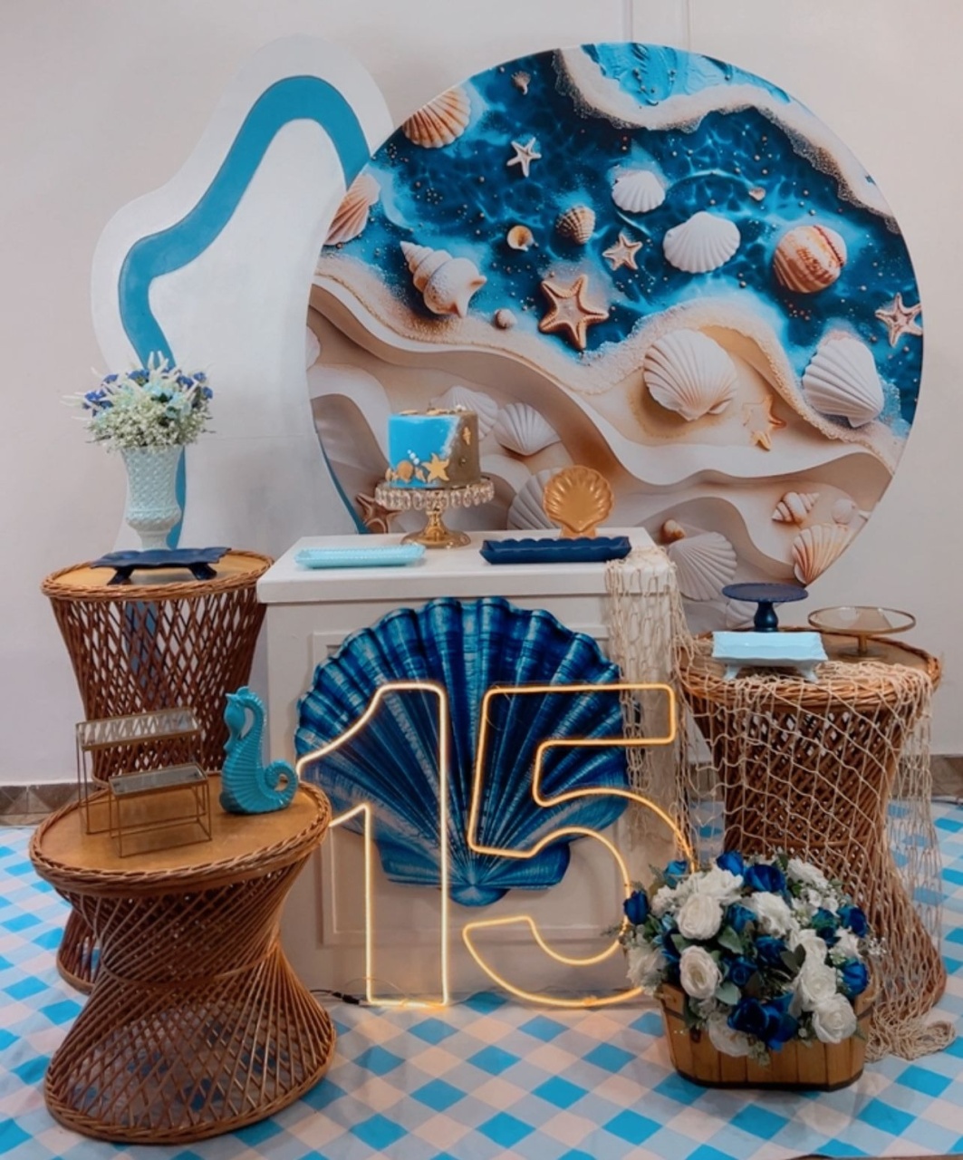 Composição Fundo Do Mar - Modelo 8 - TudFestas