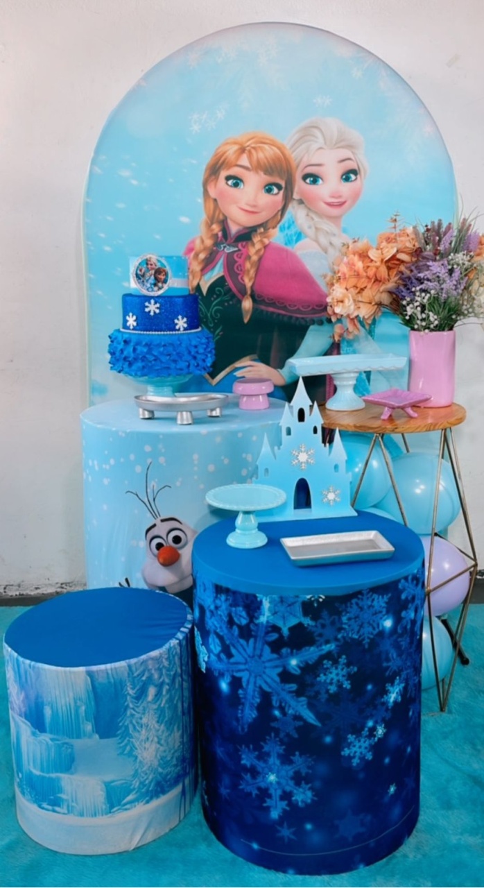 Kit Prata Frozen E Ana Mod 2 - TudFestas