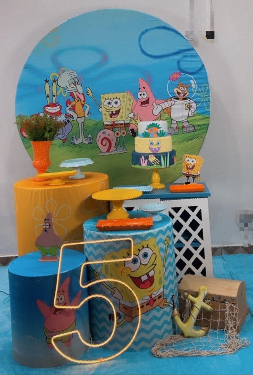 Kit Diamante Bob Esponja - TudFestas