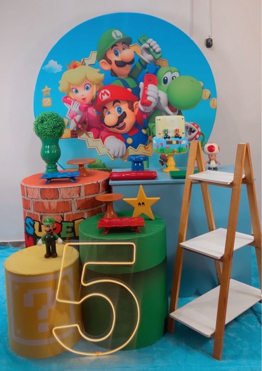 Kit Diamante Super Mario - Modelo 2 - TudFestas