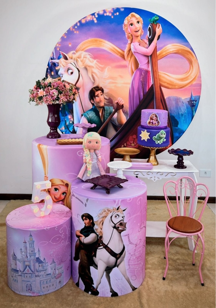 Kit Ouro Rapunzel - TudFestas