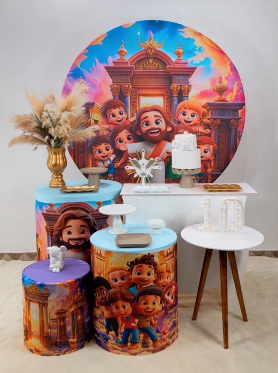 Kit Ouro Jesus Kids - TudFestas