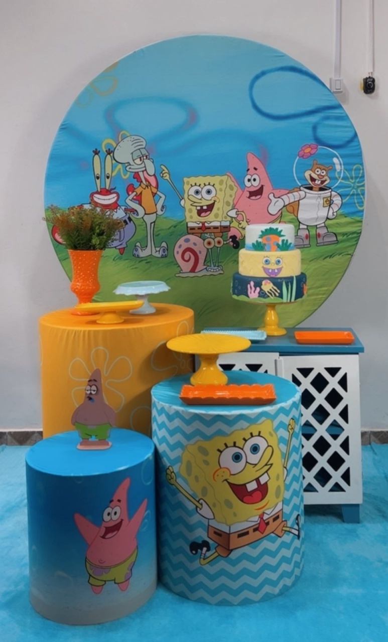 Kit Prata Bob Esponja - TudFestas