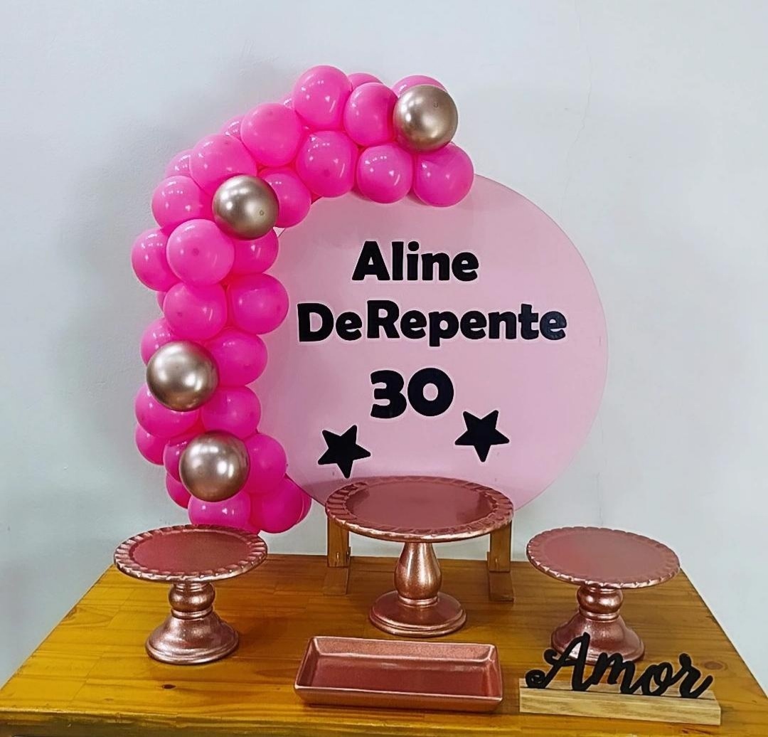 Kit Rubi Rosé Com Rosa Mod 2 - TudFestas