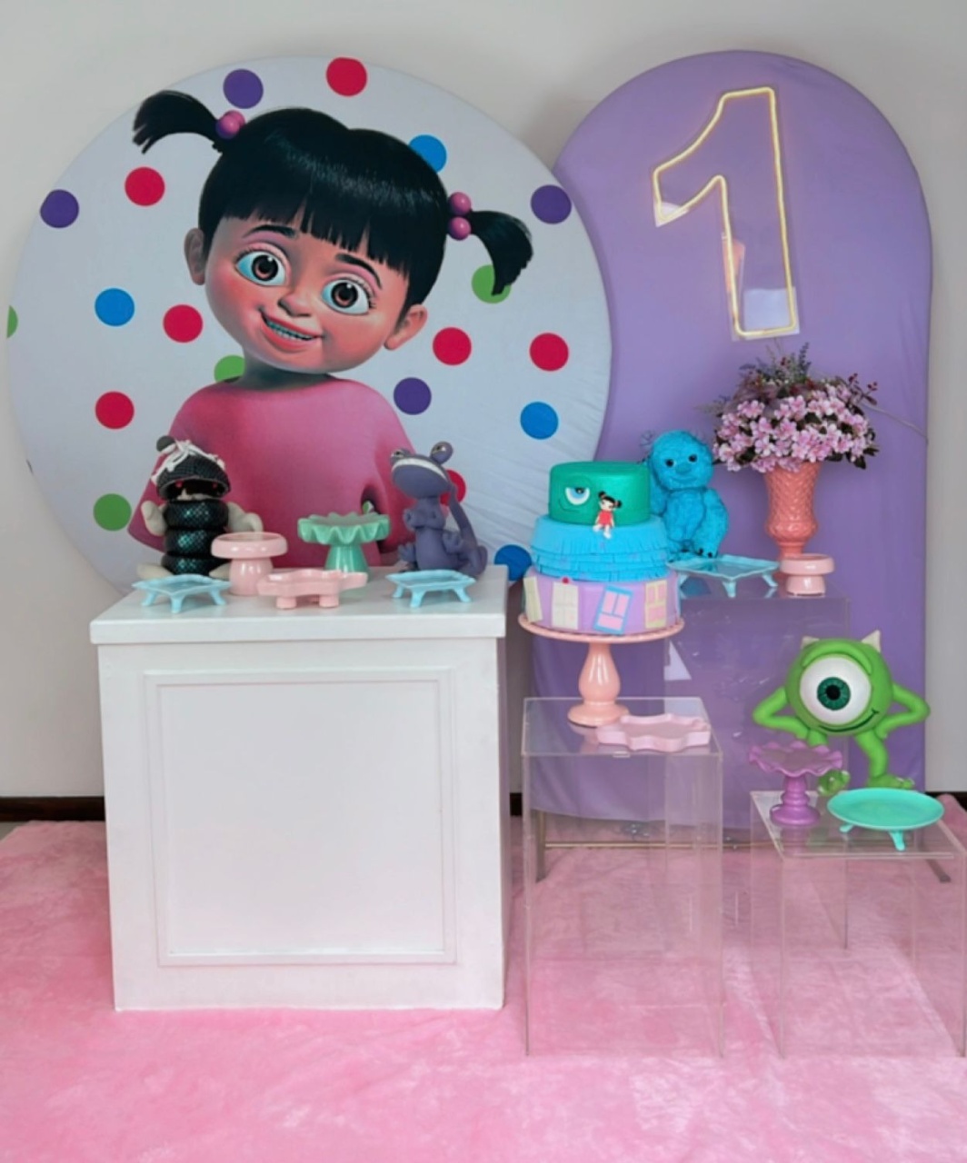 Monstros S.a Candy Composição - Modelo 2 - TudFestas