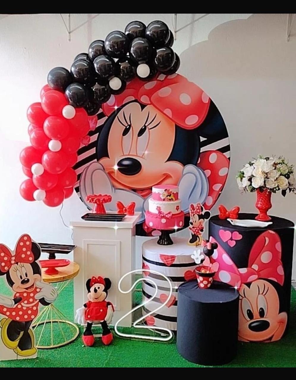 Kit Diamante Minnei Vermelha  - TudFestas