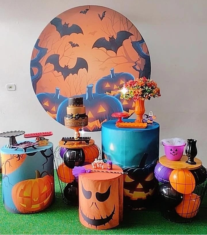 Kit Ouro Halloween Abobora - TudFestas