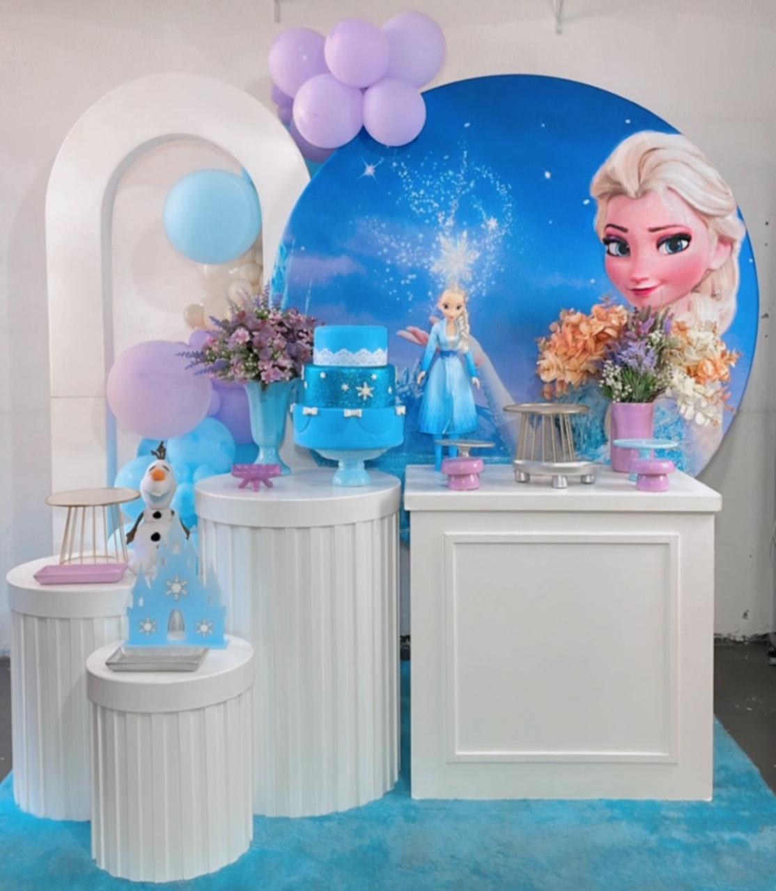 Composição Frozen - Cilindros Ripados + Portal Mod 2 - TudFestas