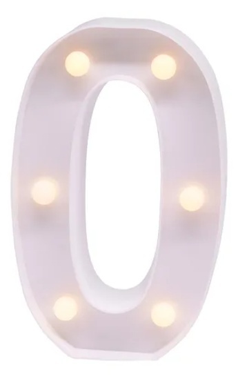 Led Número P 0 - TudFestas