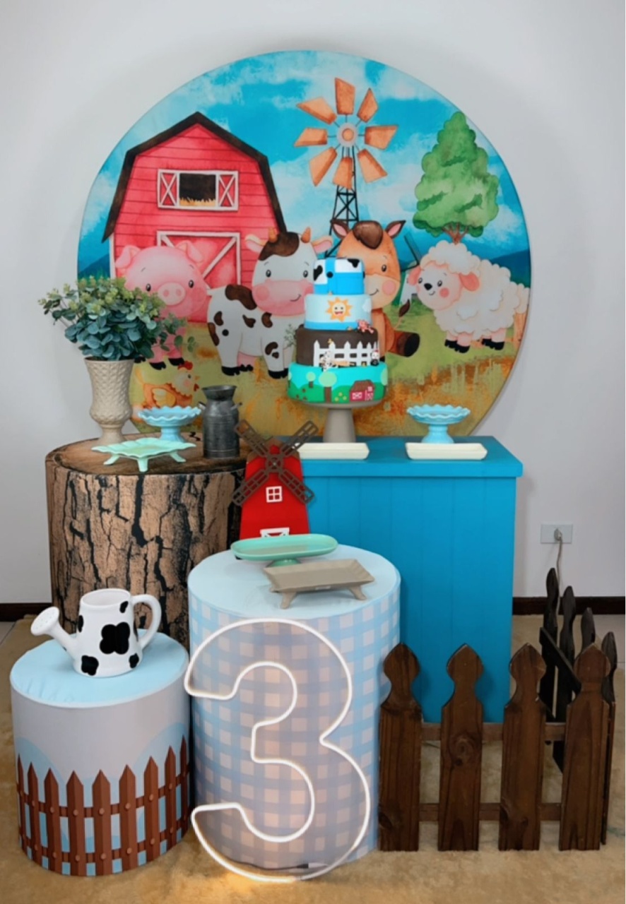 Kit Diamante Fazendinha - Modelo 3 - TudFestas