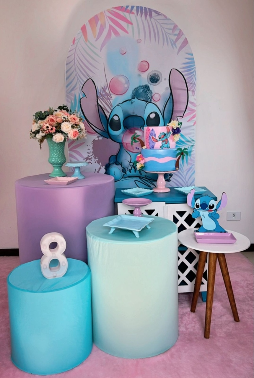Kit Ouro Lilo Stitch 3  - TudFestas