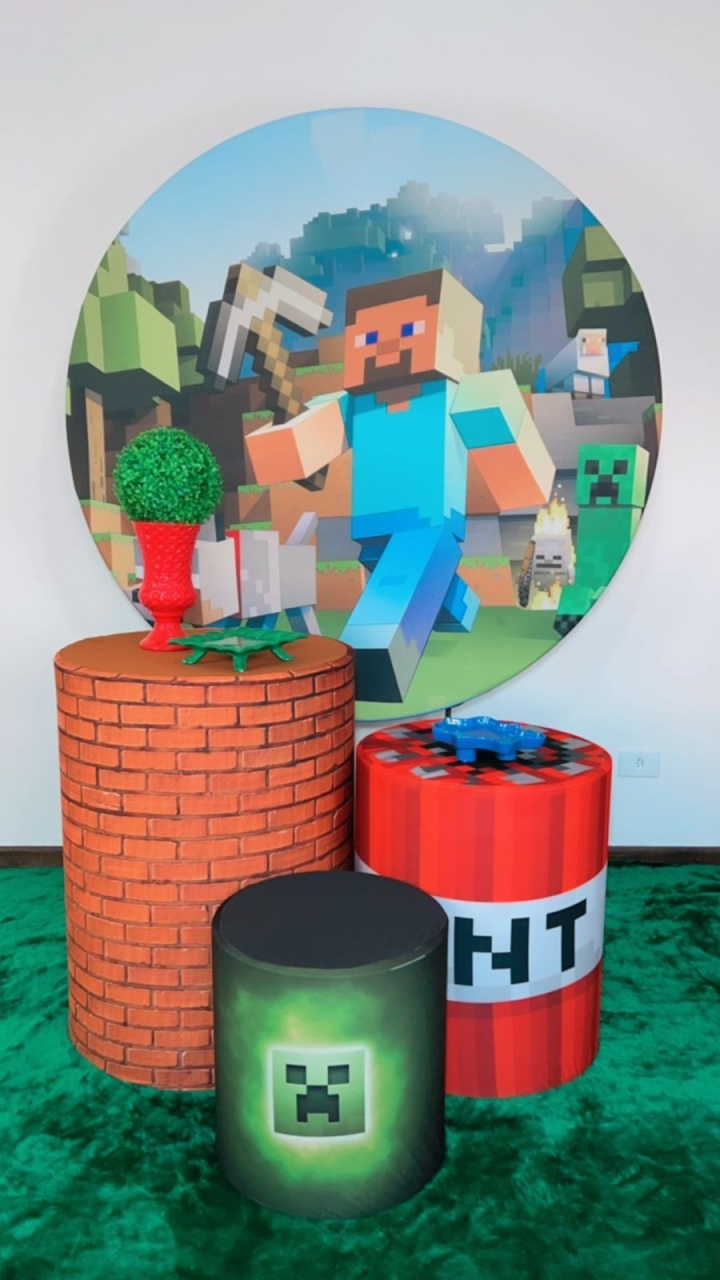 Kit Promocional Minecraft - TudFestas