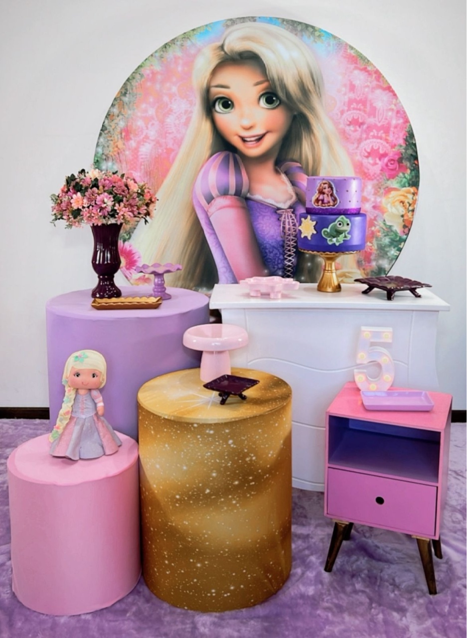 Kit Ouro Rapunzel - Modelo 2 Mod 2 - TudFestas