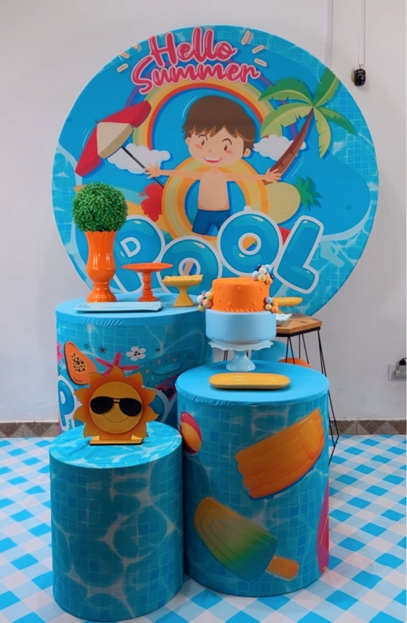 Kit Prata Pool Party - TudFestas
