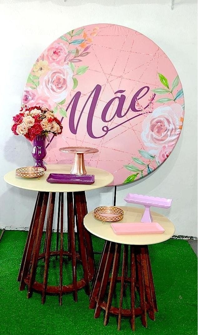 Composição Mãe Fundo Rose  - TudFestas