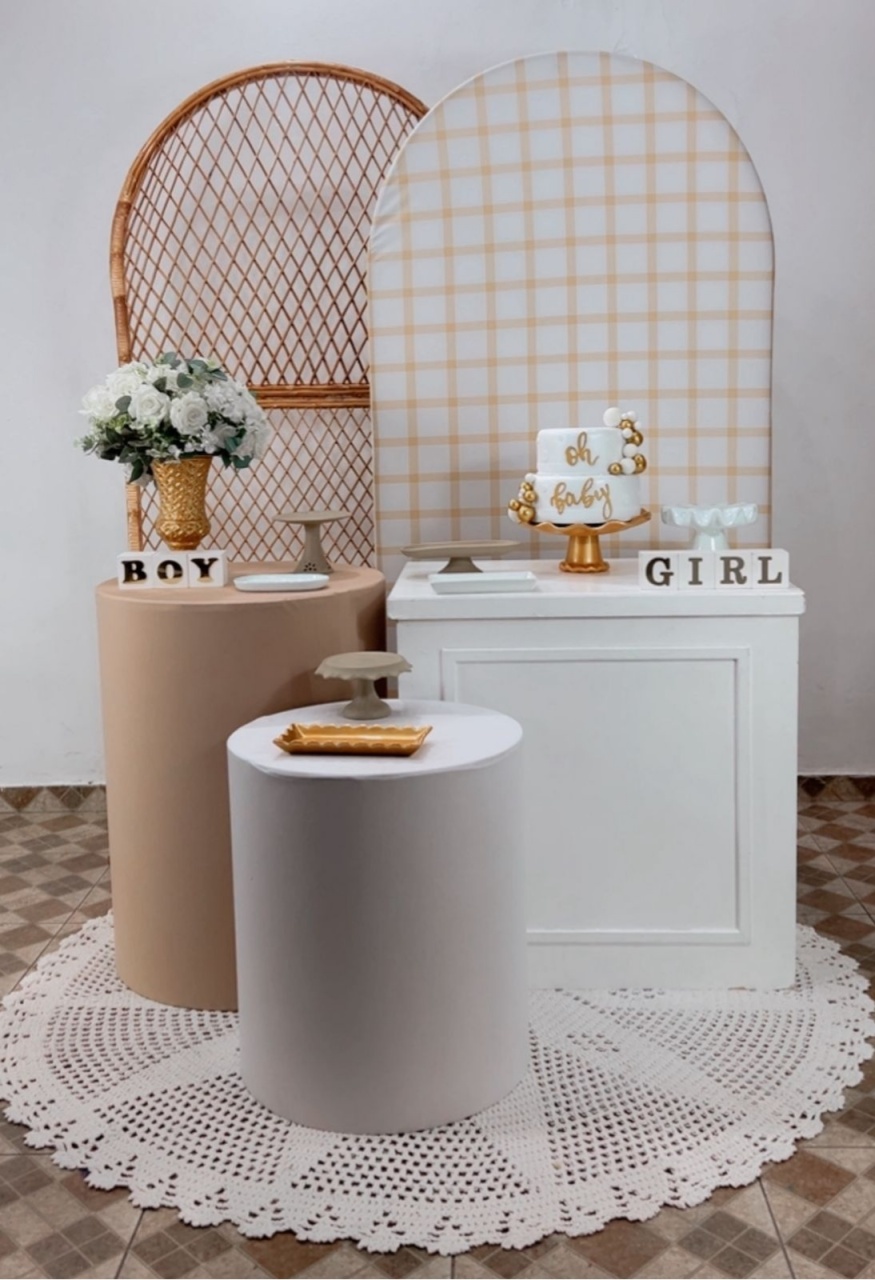 Composição Chá de Bebe Clean - Modelo 5 - TudFestas
