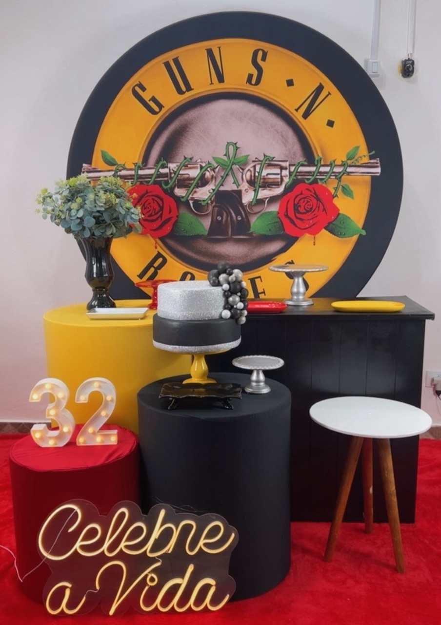 Kit Diamante Guns.n. Roses - Modelo 2 - TudFestas