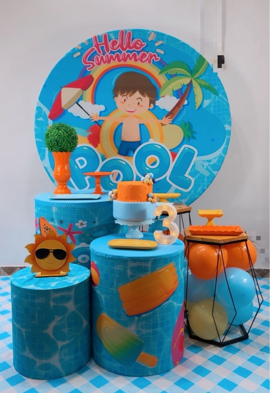 Kit Ouro Pool Party  - TudFestas