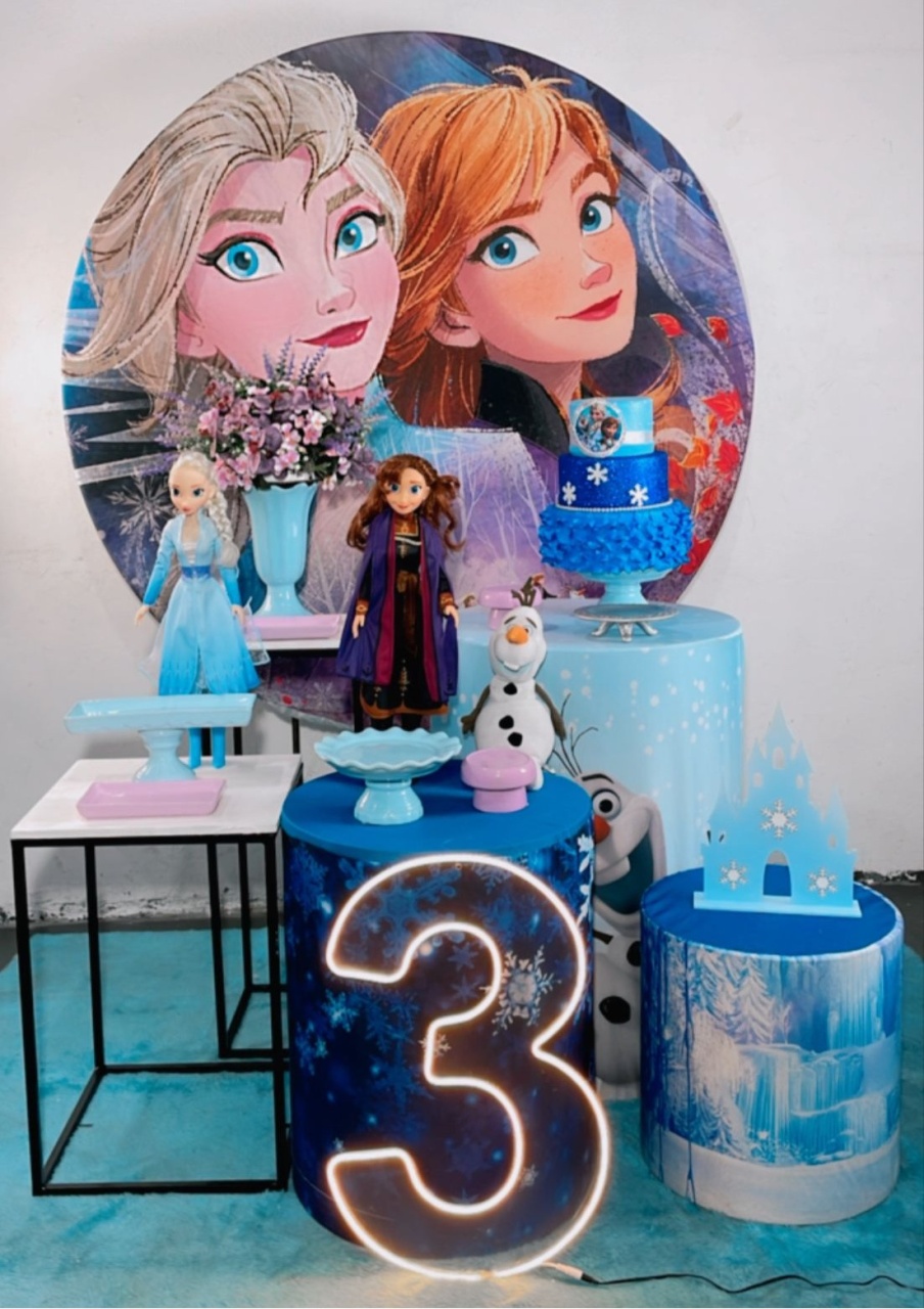 Kit Diamante Frozen E Ana Modelo 2 - Mod 2 - TudFestas
