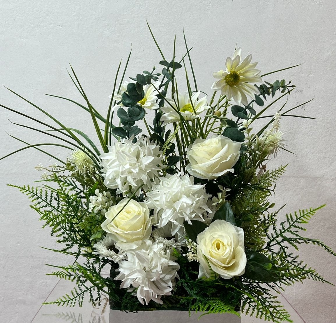 Arranjo Floral Branco Ld - TudFestas
