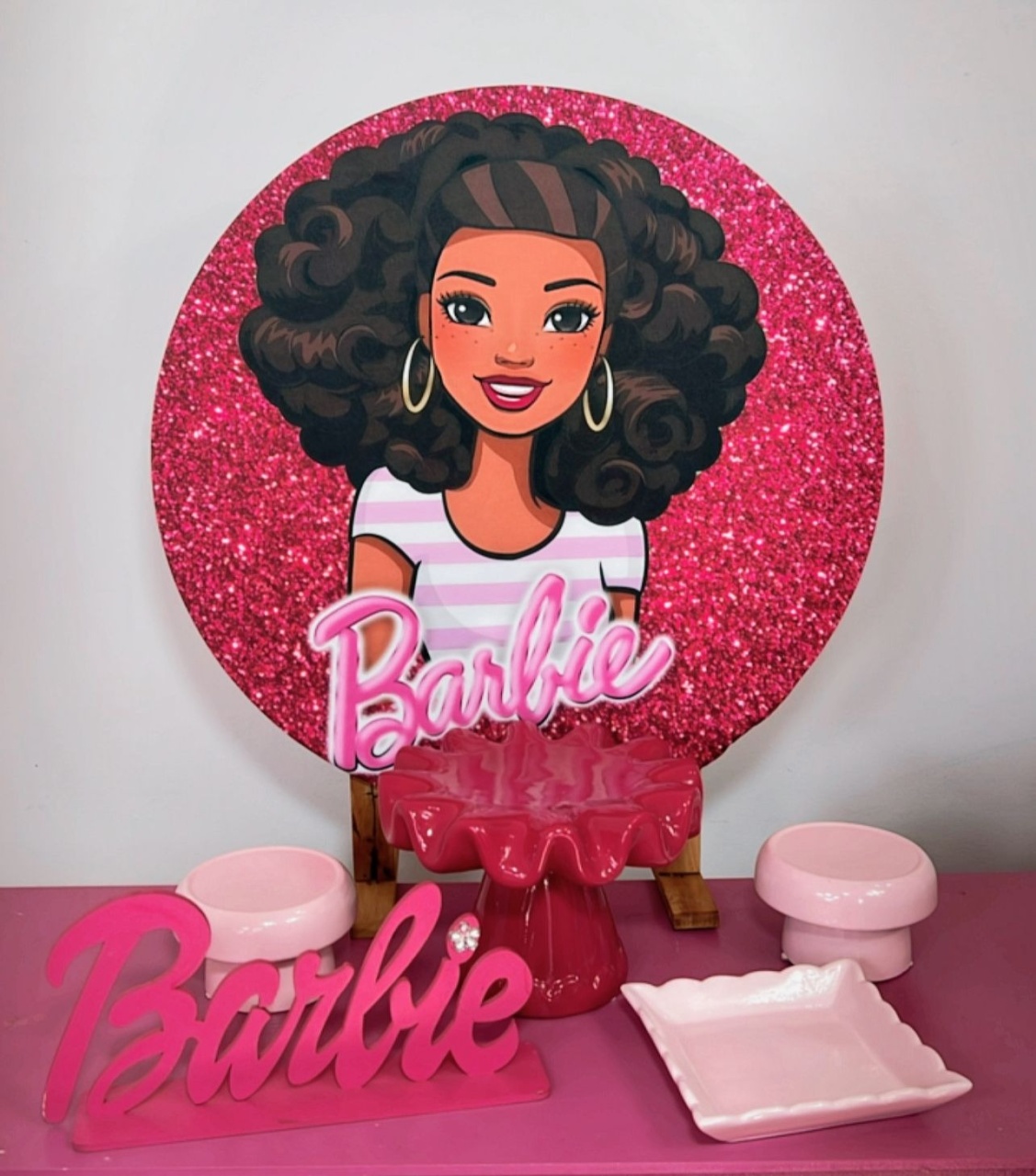 Kit Rubi  Barbie Negra - Modelo 2  - TudFestas