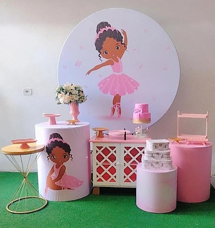 Kit Ouro Bailarina - Modelo 2 - TudFestas