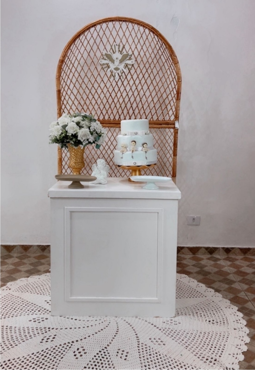 Composição Batizado Clean - Modelo 5 - TudFestas