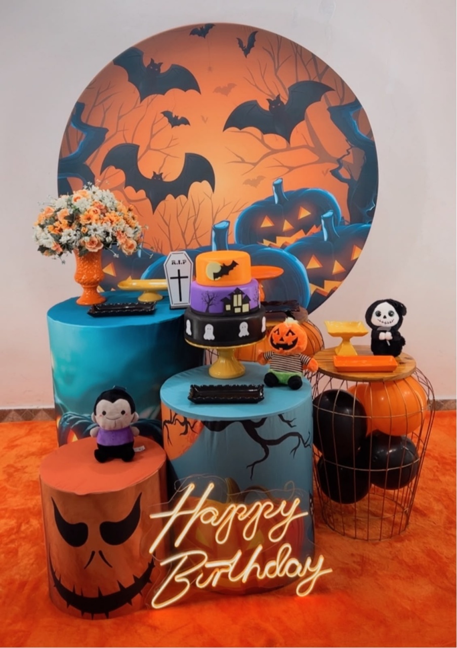 Kit Diamante Halloween Abóbora - TudFestas