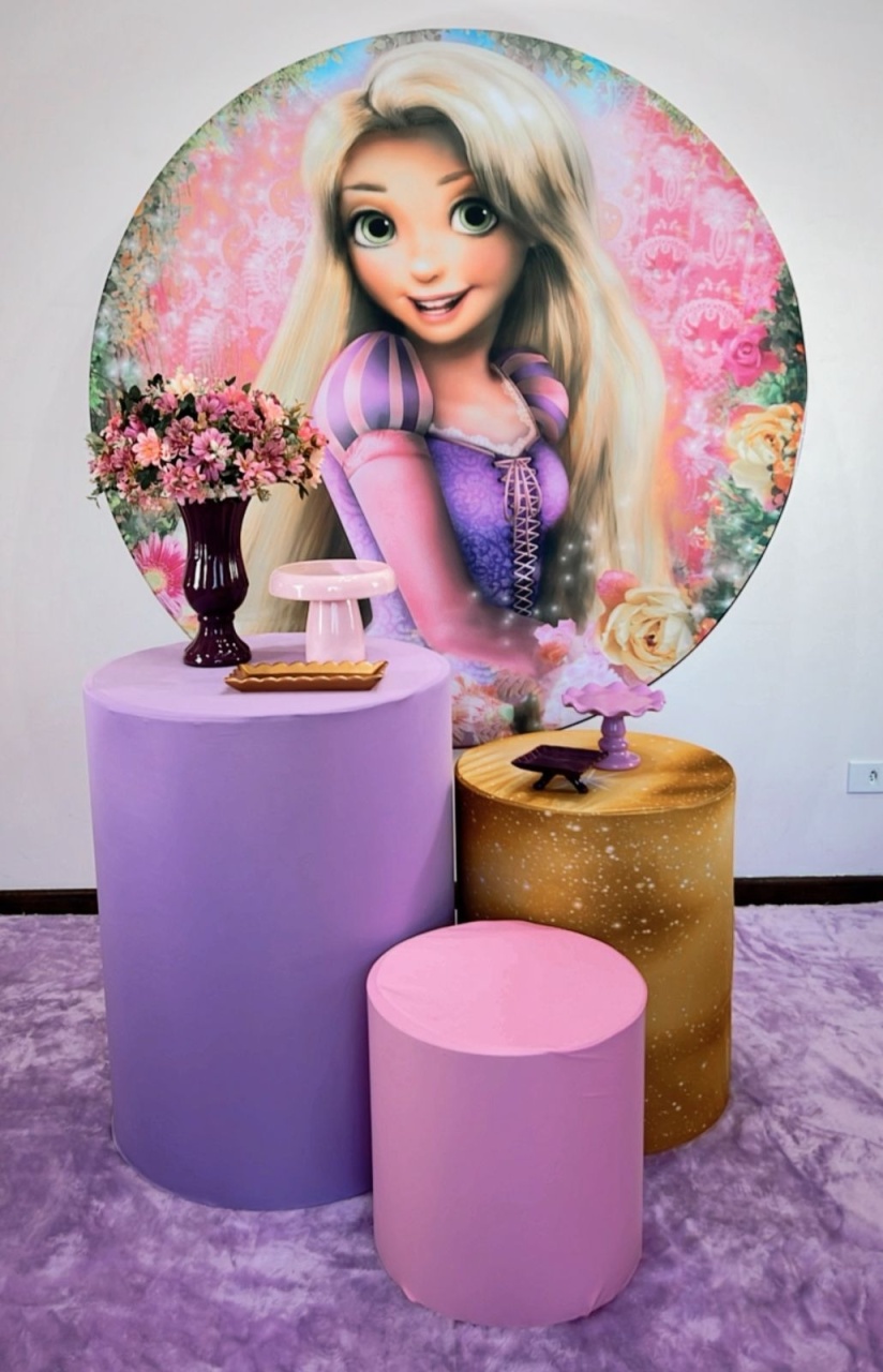 Kit Bronze Rapunzel - Modelo 2 - TudFestas