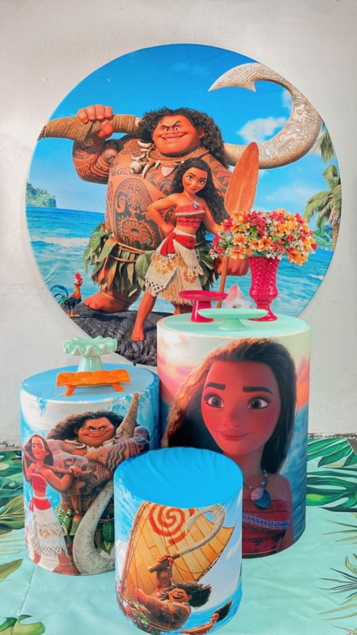 Kit Bronze Moana Grande  - TudFestas