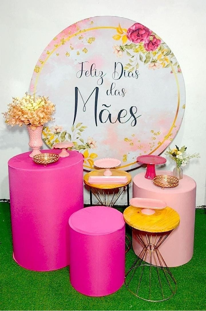 Kit Ouro Mãe Floral  - TudFestas