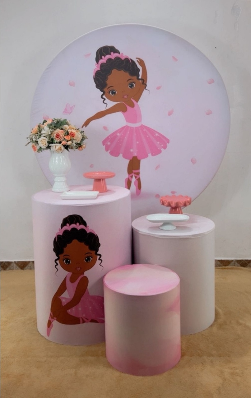 Kit Bronze Bailarina Negra - TudFestas