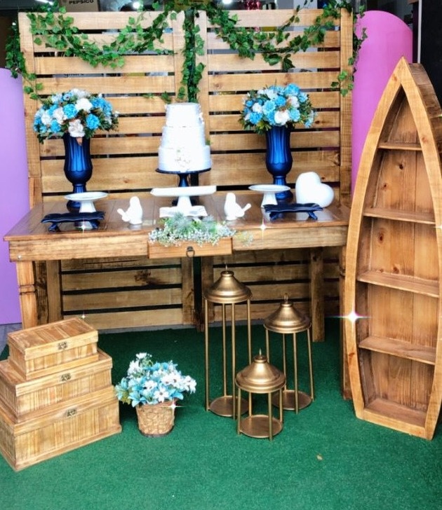Composição Casamento Azul - TudFestas