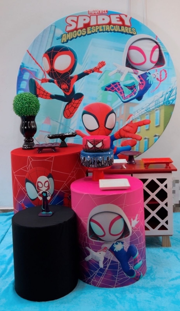 Kit Prata Homem Aranha Baby Spidey - TudFestas