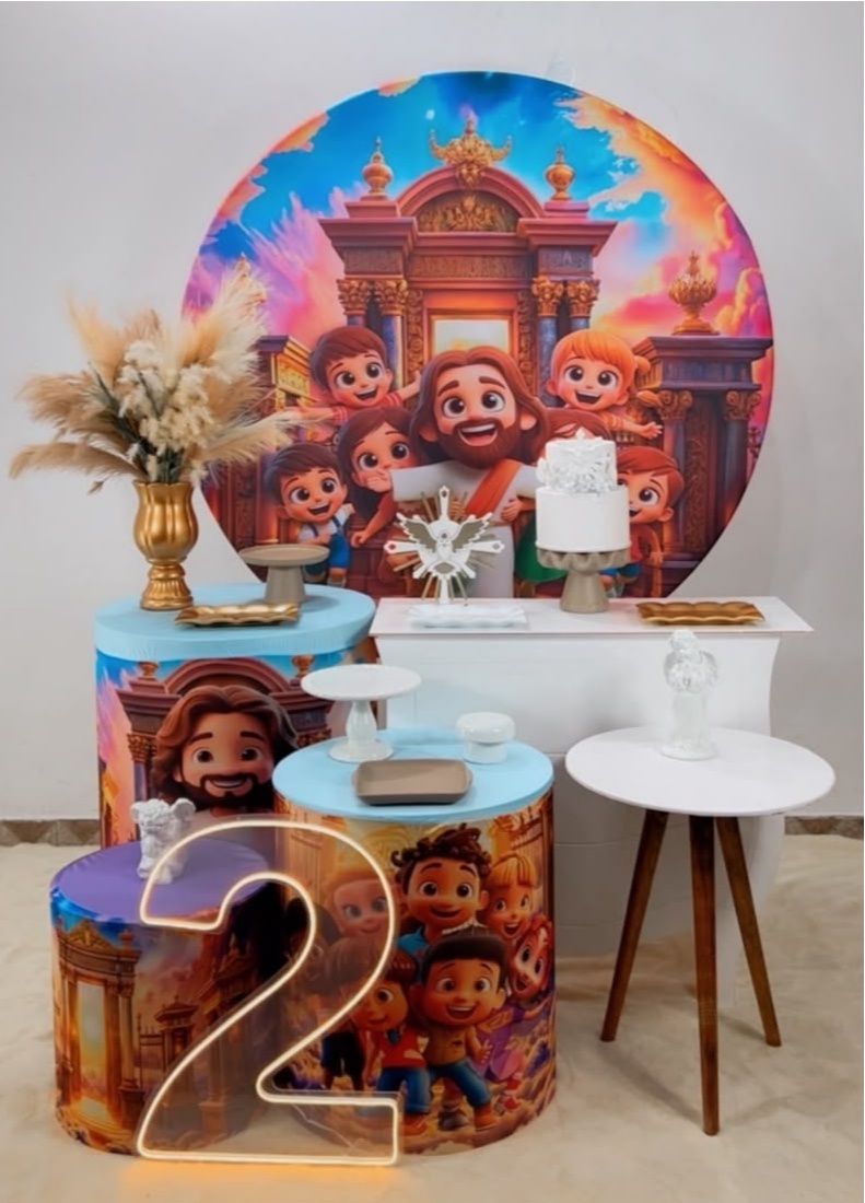 Kit Diamante Jesus Kids - TudFestas