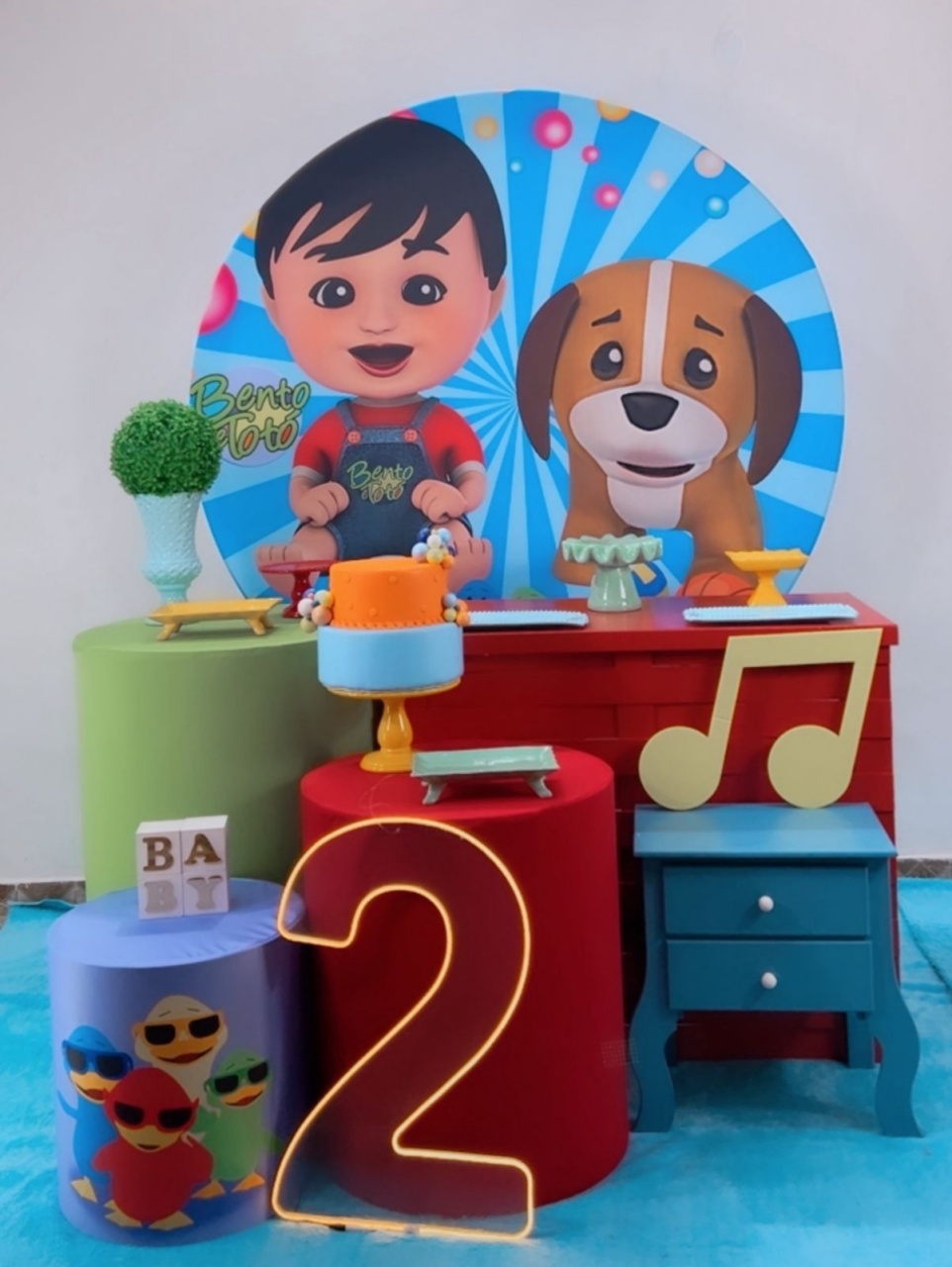 Kit Diamante Bento E Toto - TudFestas