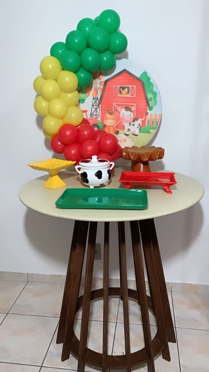 Kit Rubi Fazendinha -Com Mesinha  - TudFestas