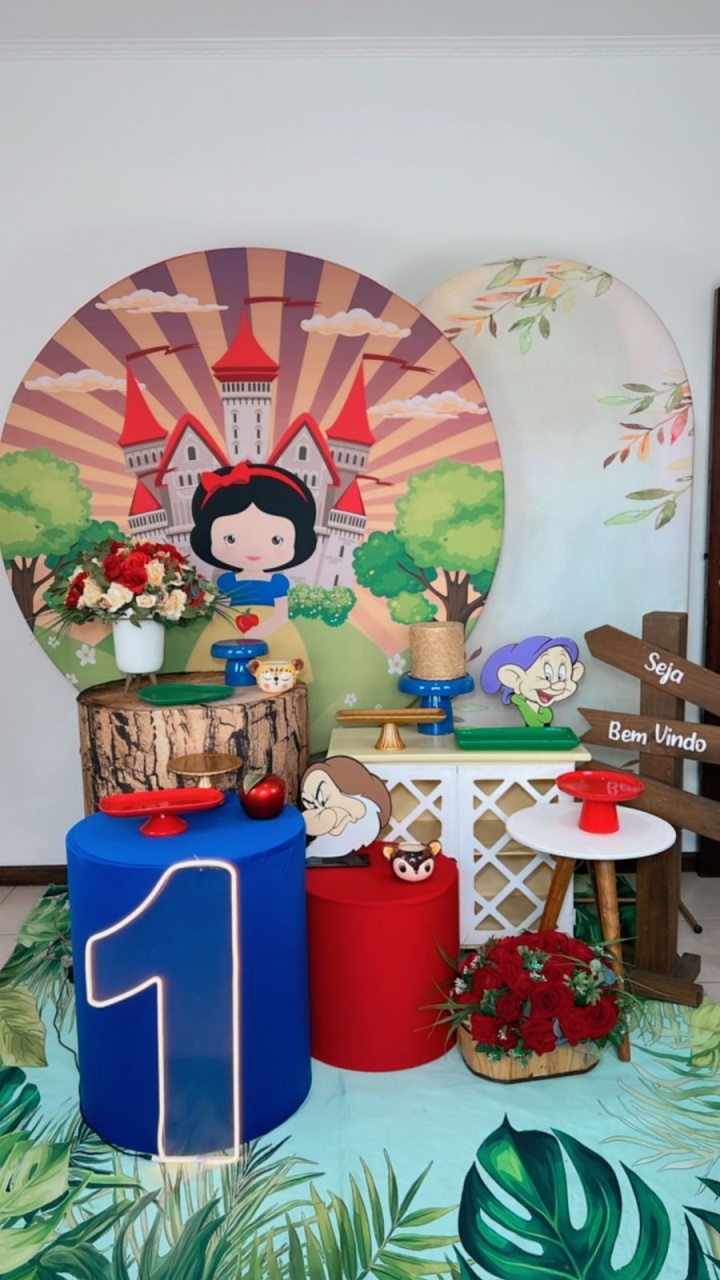 Composição Branca de Neve Baby Mod 10 - TudFestas