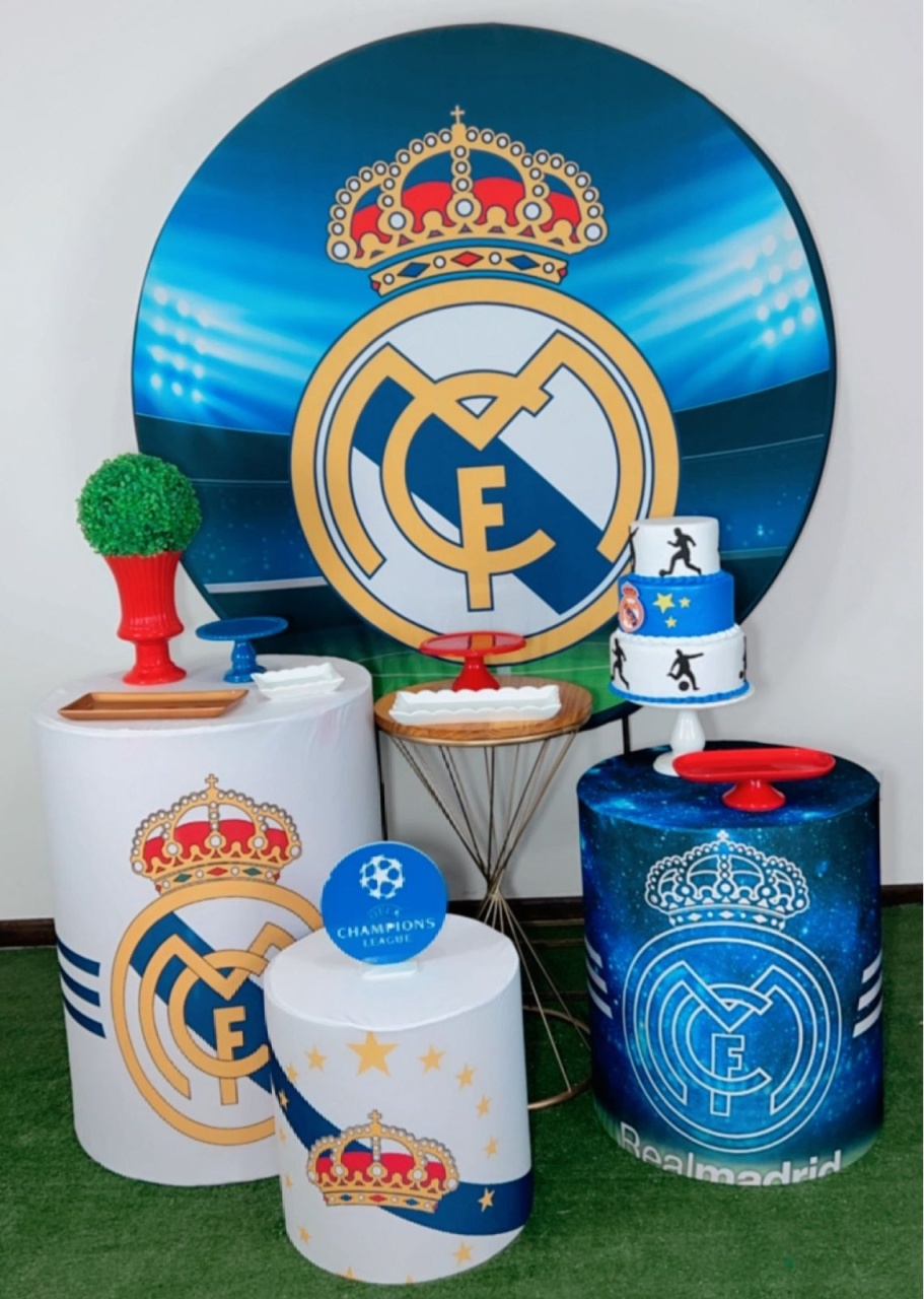 Kit Prata Real Madrid Mod 2 - TudFestas