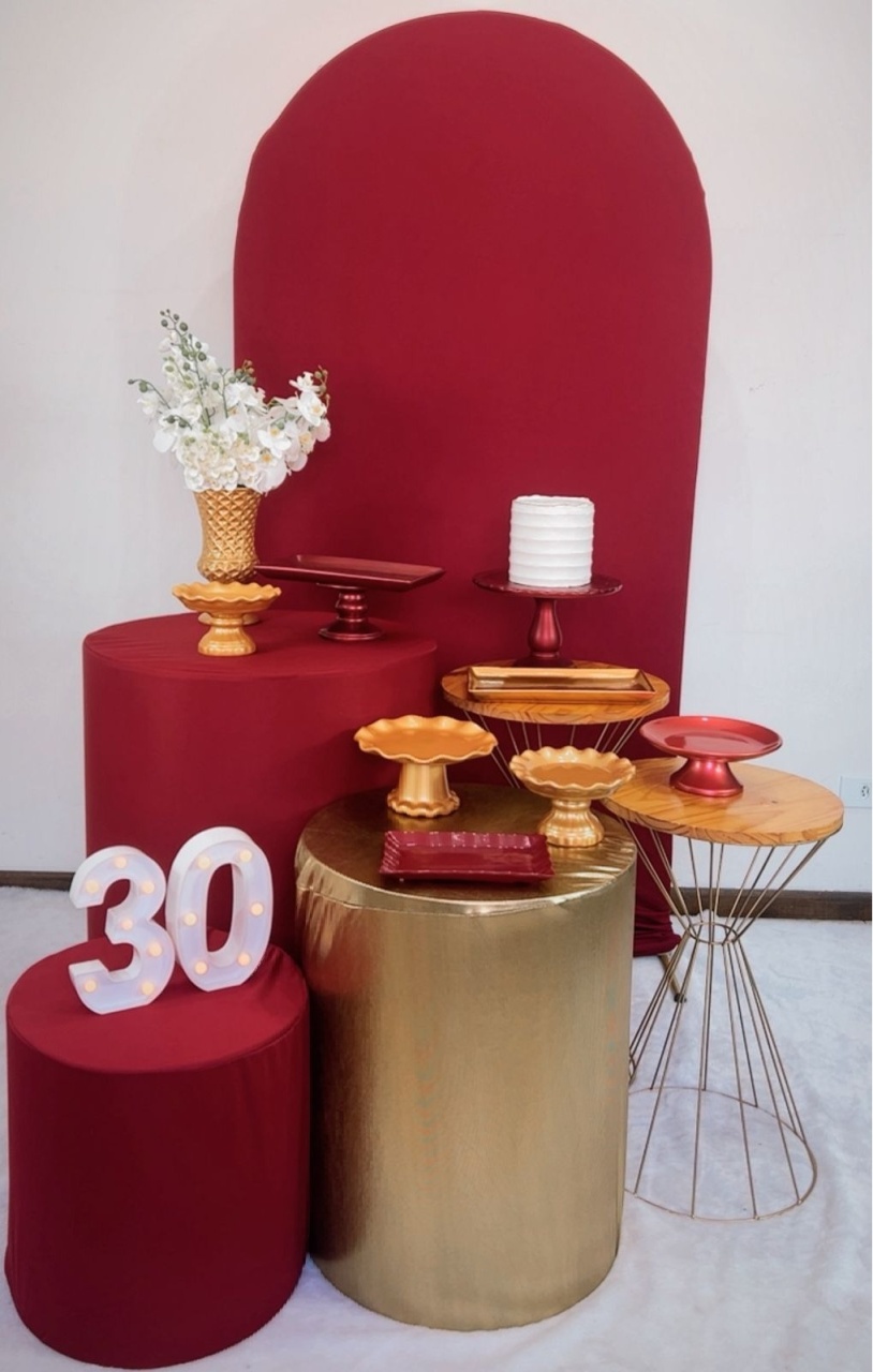 Kit Ouro Marsala - Modelo 2  - TudFestas