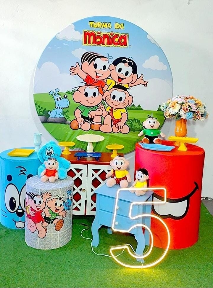Kit Diamante Turma da Monica - TudFestas