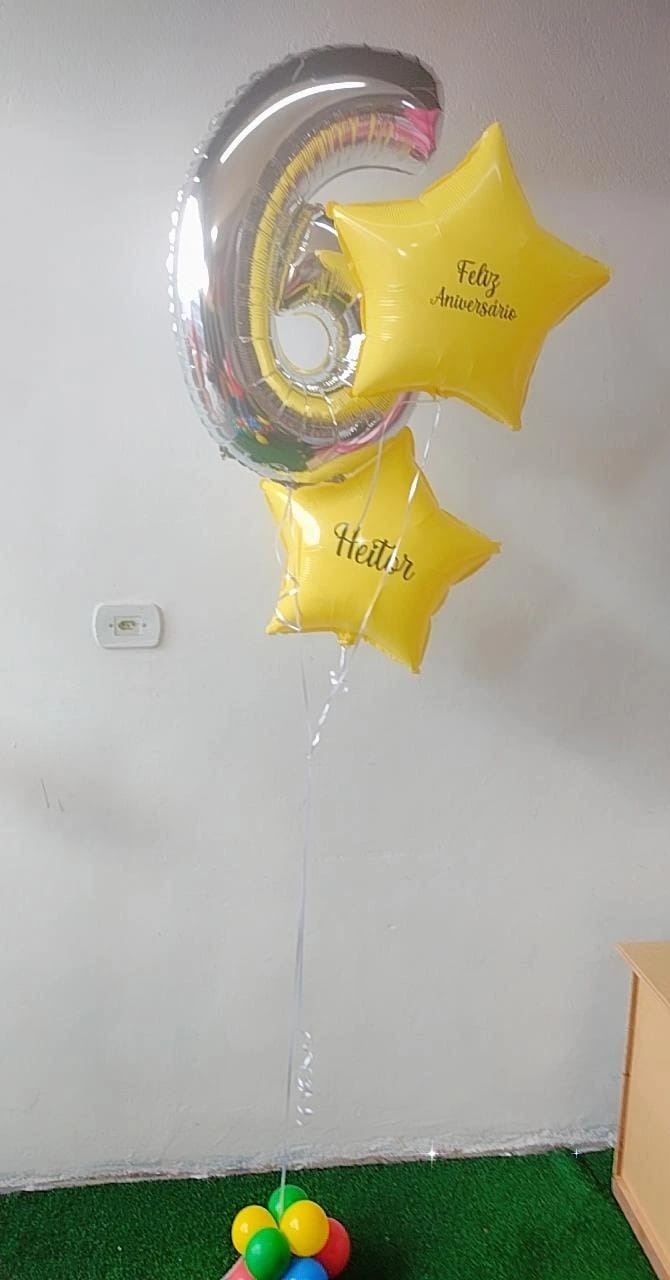 Balão Com Gás Helio - TudFestas