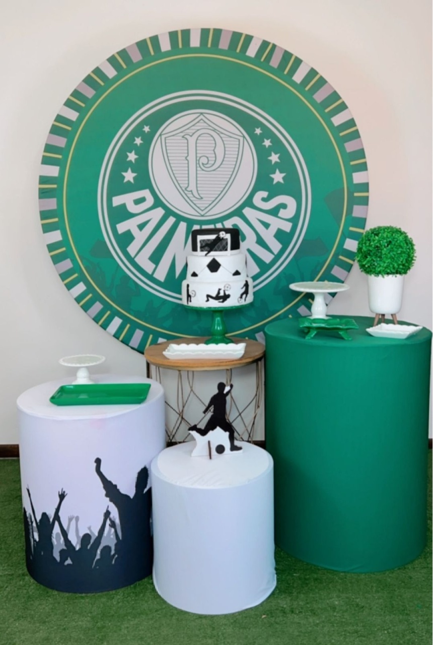 Kit Prata Palmeiras Mod 2  - TudFestas