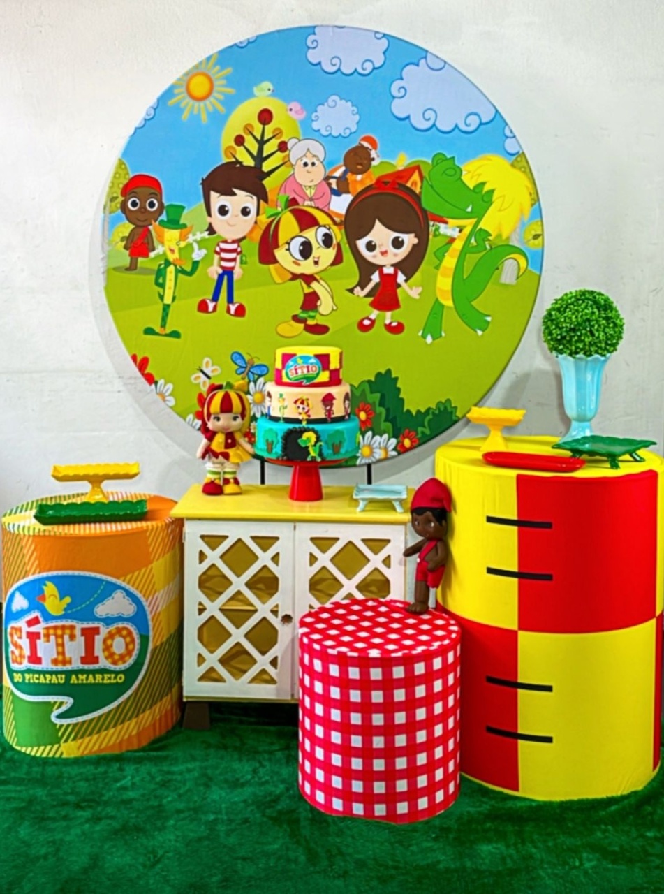 Kit Prata Sitio Pica-Pau Amarelo Modelo 2 - TudFestas
