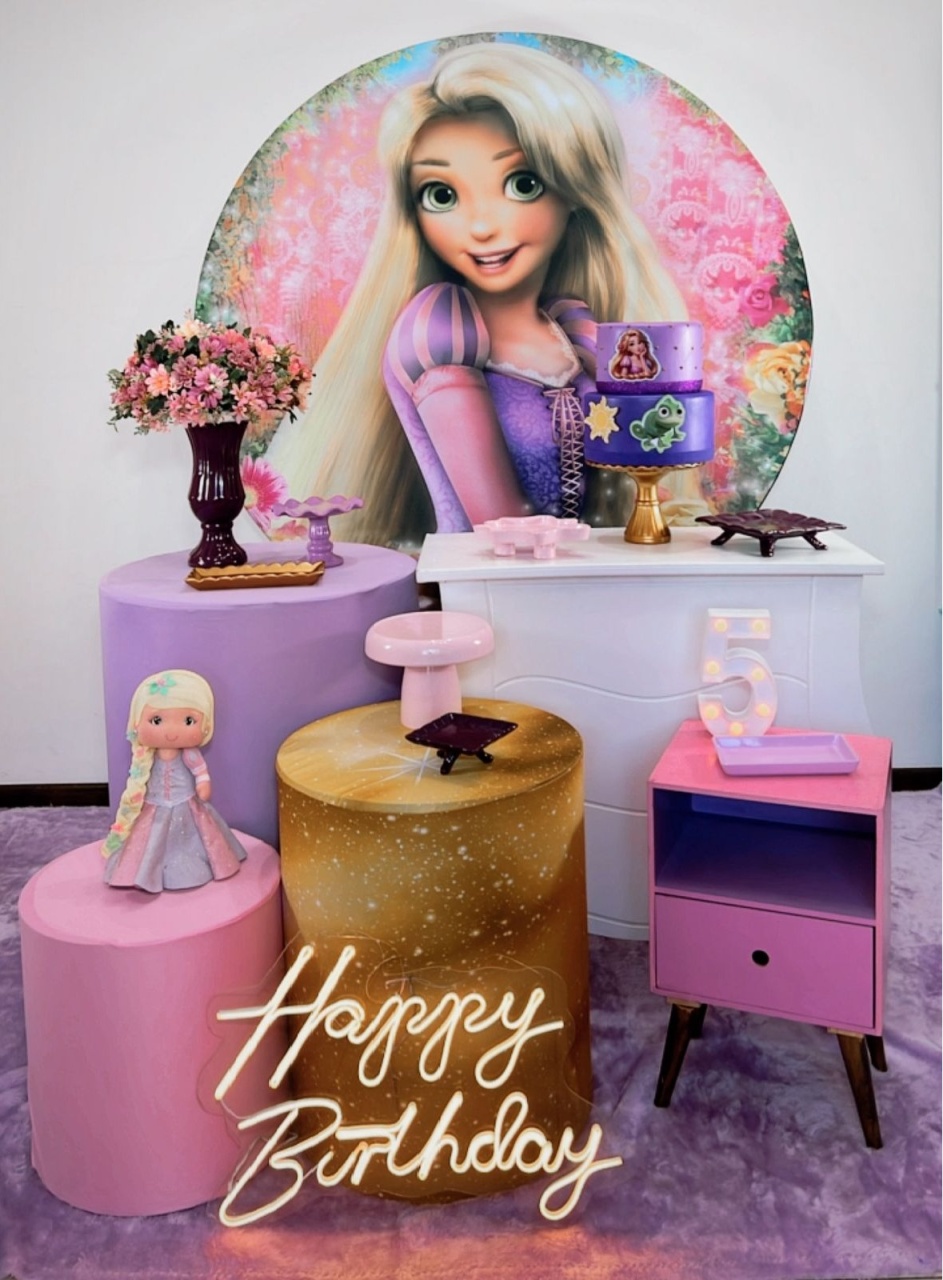Kit Diamante Rapunzel - Modelo 2 Mod 2 - TudFestas