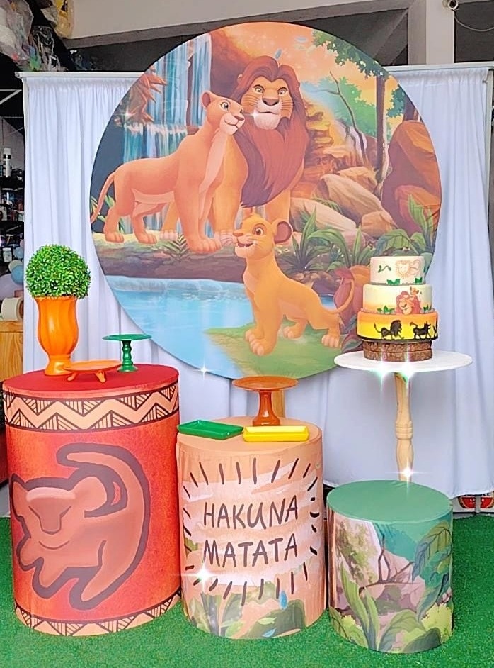 Kit Prata Rei Leão - TudFestas