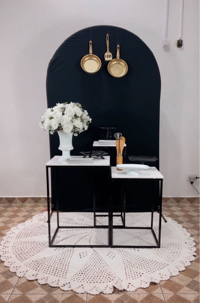 Composição Preto Branco- Chá de Cozinha - TudFestas