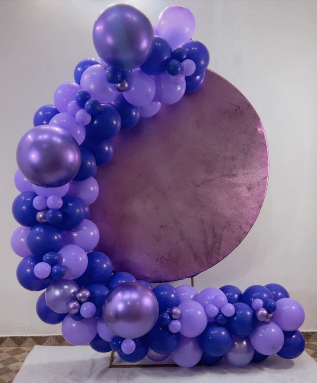Arco de Balões - Venda Lilás E Roxo 3 Metros - TudFestas