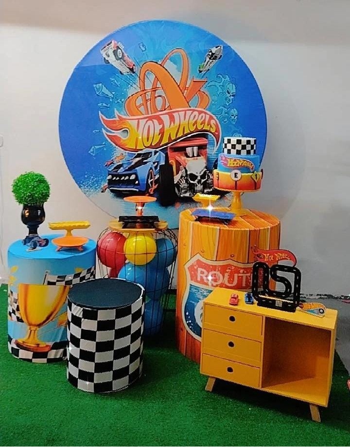 Kit Ouro Hotweels   - TudFestas
